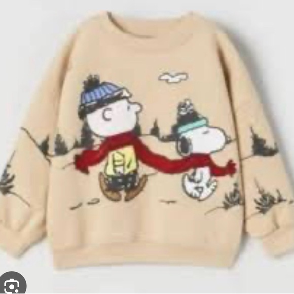 Zara Other - Peanuts (Snoopy) winter Sweatshirt